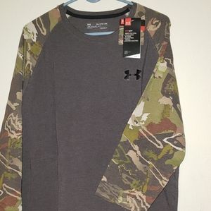Men's under armour XXL 3/4 sleeve t shirt NWT